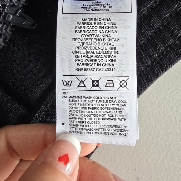 NWT Adidas Large Logo Track Jacket Women's Sz Small. - Picture 3 of 7